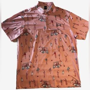 Believe Pink Polo, Men’s Size Large NWT